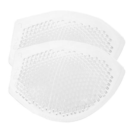 FRCOLOR 1 Pair Reusable Silicone Bra Inserts with Semi Adhesive Push Up Pads for Breasts Enhancement in Bra Swimsuit or Sports Bra B Cup