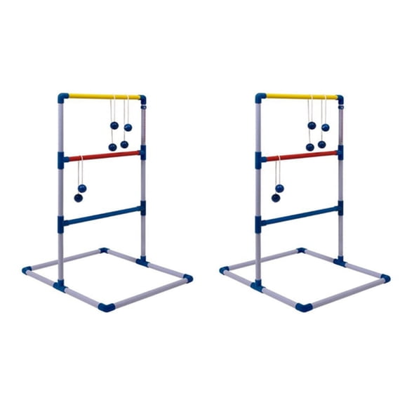 2X Ladder Ball Game Set Golf Toss Game Backyard Toys Outdoor Games for Adults and Kids