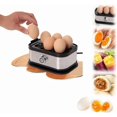 thumbnail image 1 of Smart Egg Cooker with Auto Shut, Effortless Egg Cooking with The Ultimate Stainless Steel Egg Cooker, 6 Eggs Capacity, Soft, Medium, Hard Boiled Automatic Eggs Cooker with Anti-Scalding Clip, 1 of 8