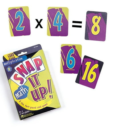 Cards Learning Palette - Learning Resources Snap It Up! Math: Multi Card Game