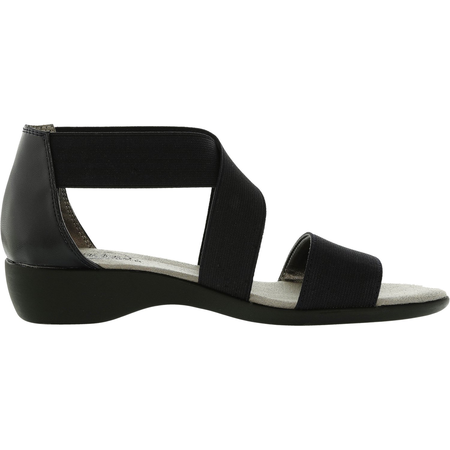 lifestride black sandals