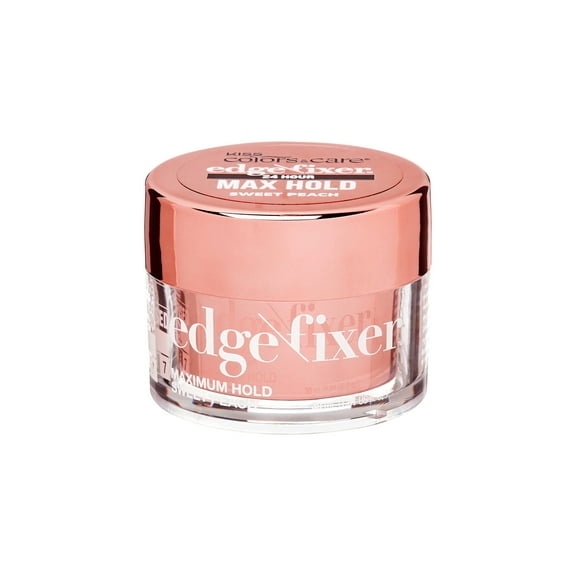 KISS Colors & Care Maximum Hold Edge Fixer,  30 mL (1.01 US fl. oz.) - Sweet Peach