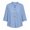Light blue, variant on ZDNIXIAN Basic T Shirts for Women Casual Loose Button Down Shirts, Lightweight Solid Color Tunic Tops with Side Pocket for Daily Work Vacation Outfits