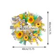 thumbnail image 3 of Uanit Bee Day Silk Scarf Garland Pendant Festival Home Wreath Decoration, 3 of 7