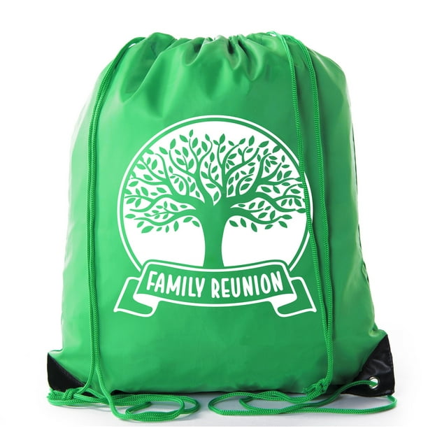 Family Reunion Gift Bags for Family Reunion Favors | Drawstring Bags ...