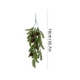 thumbnail image 4 of Tyidzon 30.7" Christmas Teardrop Swag, Artificial Pinecones Pine Branches Teardrop Door Swag for Winter Wall Home Decor, 4 of 8