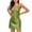 Green, variant on Women's Lingerie Lace Satin Silk Chemise Nightgown Short Nightdress Full Slip Sleepwear for Women