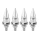 thumbnail image 1 of Tornillos de matrícula M6 universales para motocicletas Unique Bargains de 5.4 cm, kit de tornos de matrícula antirrobo de aleación de aluminio tono plateado, 4 piezas, 1 of 6