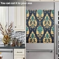 thumbnail image 3 of Yayeee Magnetic Dishwasher Cover for The Front Decoration Home Kitchen Machine Sticker Protector, Green Peacock Pattern, 3 of 6