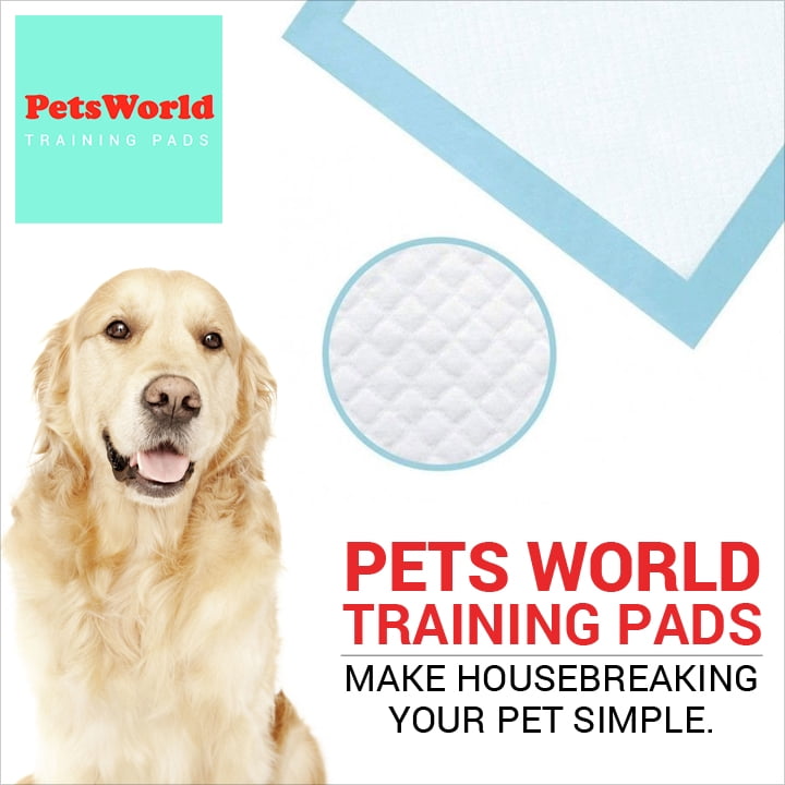 PetsWorld Pet Supplies Heavy Absorbent Adult Dog Pads, 30 X 36 Inches, Pee Pads, 300 Count training Puppy Pads 2-extra Large