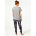 thumbnail image 4 of Joyspun Women’s Short Sleeve T-Shirt and Joggers Pajama Set, 2-Piece, Sizes S to 3X, 4 of 4