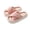 Pink, variant on Women's Cross Band Platform Slippers Breathable House Shoes With Thick Cushioned Sole For Indoor Comfort, Pink
