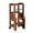 Antique Brown, variant on ZOPan Height Adjustable Bamboo Step Stool | Step Ladder Step Stool | Kitchen Step Stool | Safe and Sturdy Standing Tower, Nature