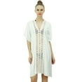 thumbnail image 4 of Bimba Women's Bikini Swimwear Cover-Up Summer Beach Tunic Dress Kaftan, 4 of 9