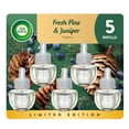thumbnail image 1 of Air Wick Plug in Scented Oil Refill, 5 Ct, Fresh Pine and Juniper, Air Freshener, Essential Oils, Fall Scent, Fall d&Atilde;&copy;cor, 1 of 9