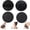 Mix, variant on 4 Pack Soft Rubber Shower Scrubber, Gentle Exfoliating Bath Pads for All Skin Types Style