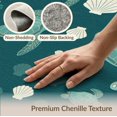 thumbnail image 6 of ODIKA 8'x10' Washable Area Rug Door Turtle Ocean Nautical Coral Reef Border Round Jellyfish for Living Room, Under Sectional, Family , Durable, Non-Slip, 6 of 7