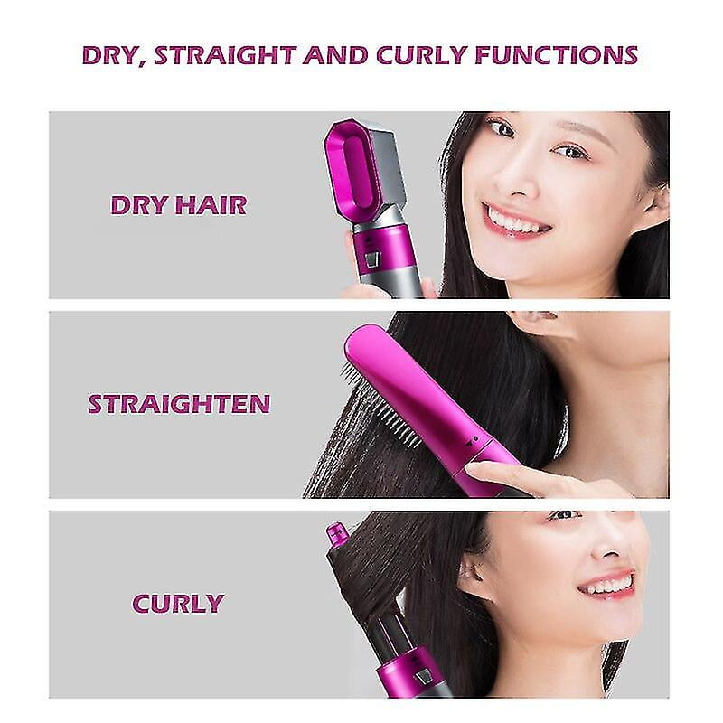 Hefeisuimishangmaoyouxiangongsi Electric Hair Dryer Hair Dryer 5 In 1 Hair Curler Automatic Hair Straightener Blow Dryer Brush Dryer