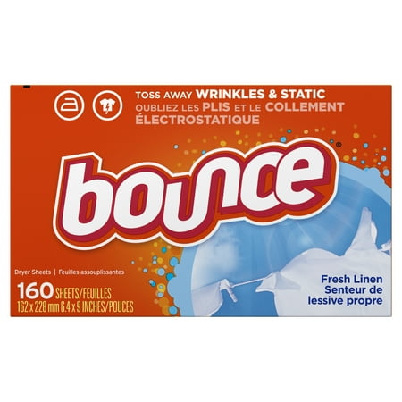 Bounce Fabric Softener Sheets, Fresh Linen, 160 Count