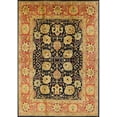 thumbnail image 1 of Ahgly Company Machine Washable Indoor Rectangle Industrial Modern Red Brown Area Rugs, 5' x 7', 1 of 1