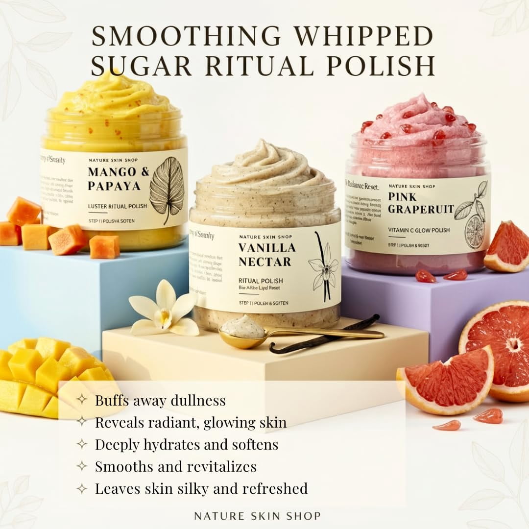 Nature Skin Shop Cotton Candy 8 oz Hydrating Scrub