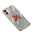 thumbnail image 2 of Cameland For 12 6.1 Clear Ultra Slim Soft Electroplated Frame Case Ring Stand, 2 of 2