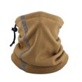 thumbnail image 3 of SYMOID Winter Beanie & Neck Gaiter Set, 2-Piece Thermal Fleece Hat & Neck Warmer for Men Women with Reflective Strip,Size Free Size, 3 of 4