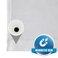 thumbnail image 4 of Clorox Waterproof Fabric Shower Curtain, Durable Fabric, Weighted Magnets - 72" x 72", White, 4 of 8