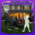 thumbnail image 6 of imerelez 6.5 FT Halloween Inflatables Animated Black Cat with Shakable Head, Outdoor Decorations Blow Up Yard Decor with Built-in LEDs for Indoor Party Garden Lawn Decor, 6 of 9