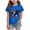 Blue, variant on 4th of July Tops Tshirt Kids Toddler American Flag Tshirt for Girls Patriotic Tops Kids 4th of July Outfits Tee USA Short Seleve 2T,3T,4T(Pink,5-6 Years)