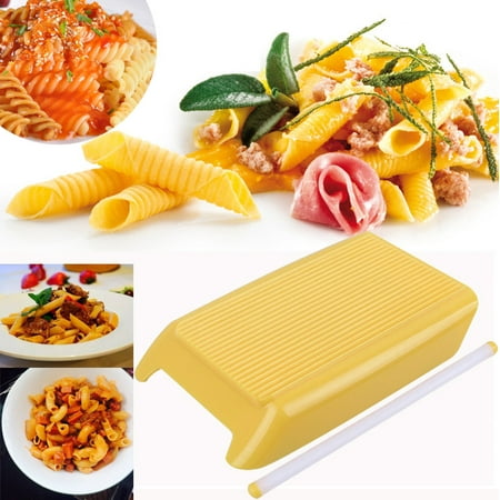 

Cbcbtwo Savings Clearance! Pasta Macaroni Board Spaghetti Gnocchi Maker Rolling Pin Kitchen Baby Food Tool