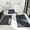 Dark Gray, variant on Edlbaegy Bathroom Rugs Set 3 Piece,Absorbent Bath Rugs,Shower Rug Runner Soft U Shaped Toilet Mats,Machine Washable Bath Mats for Bathroom Floor, Tub and Shower