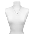thumbnail image 2 of Silvertone Small 3-D Hummingbird Silver Tone Cross and Bunny Necklace and Earrings Set, 2 of 5