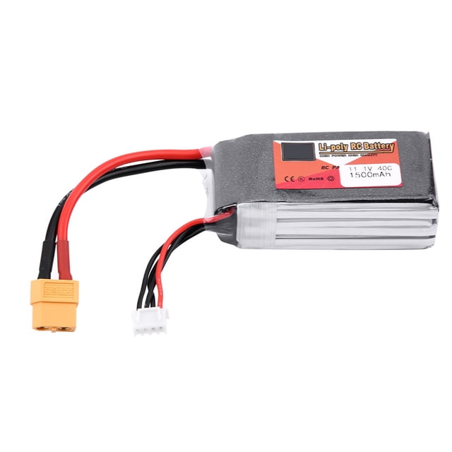 Batería LiPo recargable ZOP POWER para coche/avión/barco RC (11,1 V, 1500 mAh, 40 C, enchufe XT60)