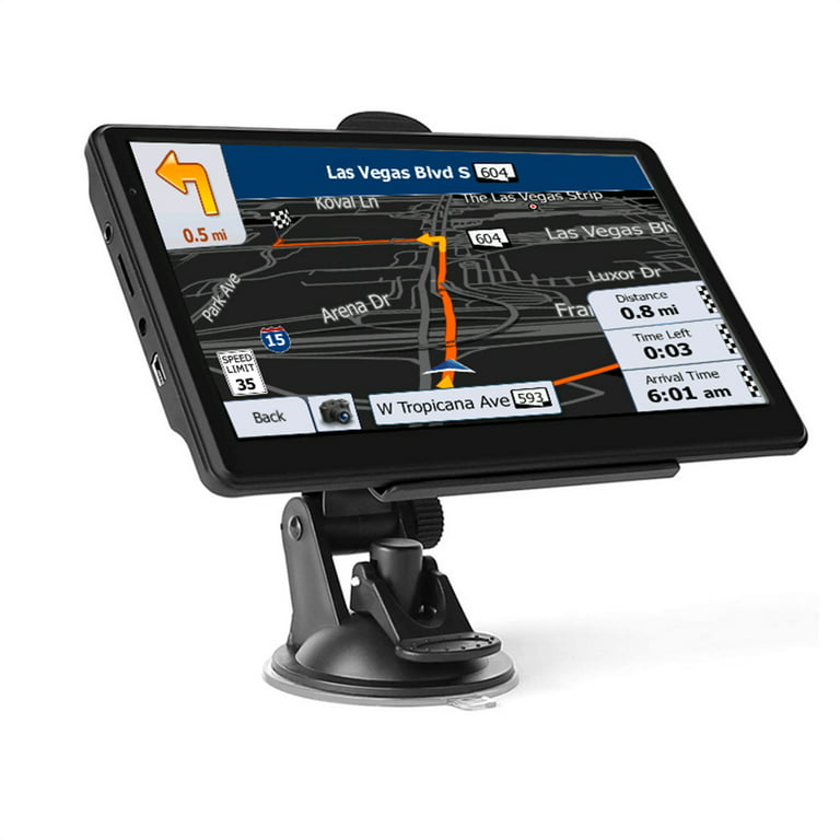 Usikker Mig kedel Raphary GPS Navigation for Car,7 Inch Touch Screen Car Navigation System,  8G 256M Voice Broadcast Navigation System,Support Speed and Red Light  Warning - Walmart.com