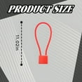 thumbnail image 2 of MELIVO Bike Lock,11.02" Bike Lock with Key,Unopening Steel Cable Bicycle Lock Bicycle Lock,Red, 2 of 7