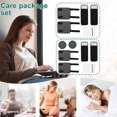 thumbnail image 1 of Grusce 3/4Pcs Calf Ankle Essential Oil Pack Set with Chest Pads Washable Reusable Calf Essential Oil Wrap Leakproof Oil Pack Wrap Adjustable Soft Bamboo Flannel Oil Pack for Chest Calf Ankle, 1 of 7