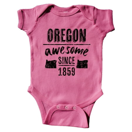 

Inktastic Oregon Awesome Since 1859 Gift Baby Boy or Baby Girl Bodysuit