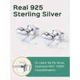 thumbnail image 6 of ChicSilver Valentine Day Gifts for Her Sterling Silver Heart Earrings Hypoallergenic Cute Tiny Stud Jewelry Birthday Gifts for Women Mom Girlfriend Wife, 6 of 10