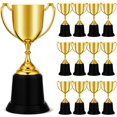 thumbnail image 1 of Trophy Award Ecation - Vaso de plástico dorado (22 cm, 3 unidades), 1 of 6