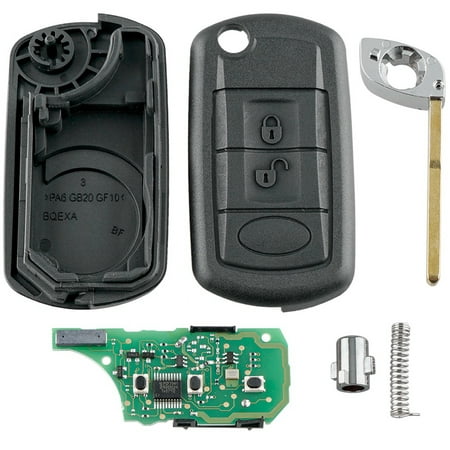 Qiilu 3 Button Car Keyless Entry Remote Control Key Pcf7941 Chip
