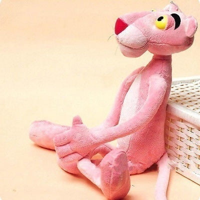 40 CM Cute Naughty Pink Panther Stuffed Plush Doll Toy Home Car Decor Child