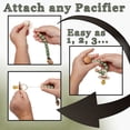 thumbnail image 4 of Clip para chupete Sweet Jill con cuentas de silicona y broche de madera de 23 cm, 4 of 5