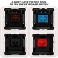 thumbnail image 4 of Homoyoyo Mechanical Keyboard Tester Durable ABS Acrylic Easy to Use 1Pc, 4 of 5