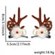 thumbnail image 2 of Reindeer Antlers Christmas Hair Clips for Women Festive Holiday Party Hair Accessories Cute Xmas Hairpins for Christmas Party Family Gatherings Photo Props, 2 of 3
