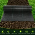 thumbnail image 3 of Weed Barrier Landscape Fabric,3x100FT 3.2oz Heavy Duty Weed Blocker Garden Fabric Ground Cover, 3 of 9