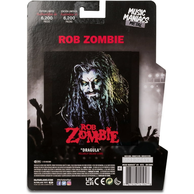 ROB ZOMBIE フィギュア Amazon.co.jp: McFarlane Toys - ミュージックマニアックス
