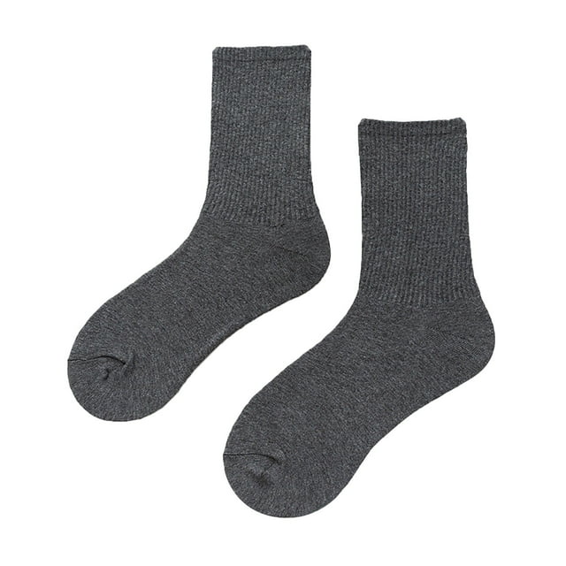 Harpily Women's Solid Color Medium Tube Socks Light and Thin Spring and Summer Candy Colored Multi Colored Four Season Soft Socks