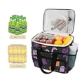 thumbnail image 2 of FORMRS Insulated Cooler Bag 24 Cans Capacity Soft Leakproof Lunch Box with Side Pockets, Halloween Orange Ghosts, 2 of 7