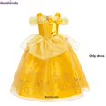 thumbnail image 1 of Belle Dress for Girl Princess Kids Floral Ball Gown Child Cosplay Beauty Costume Disney Fancy Party Clothing For Cosplay Party4T(110) Gao Jinjia LED, 1 of 2